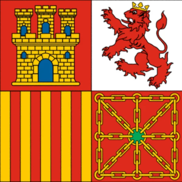 Флаг Военно Морского Флота Испании — стоковое фото