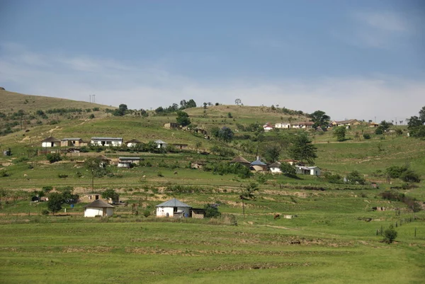 Zulululand Rural Kwazulu Era Bantustán Sudáfrica Destinado Por Gobierno Del — Foto de Stock
