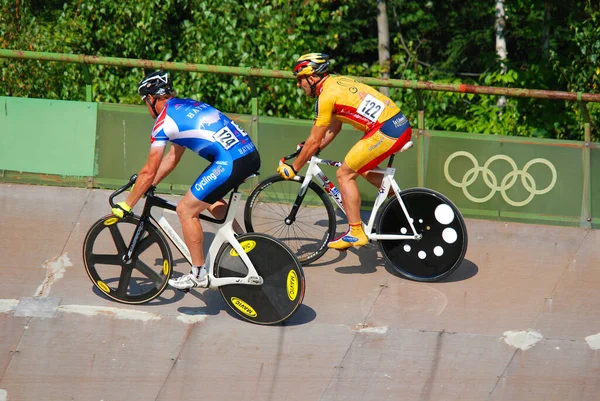 Bromont Srpna 2010 Bromontu Velodromu Používaném Pro Olympijských Her Atlantě — Stock fotografie