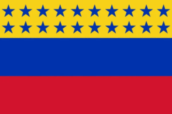 Flagge Venezuelas Zwischen 1859 Und 1863 — Stockfoto