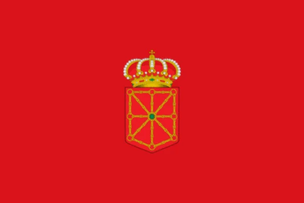 Navarská Vlajka Španělsko — Stock fotografie