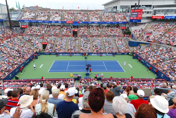 Montreal Agosto Estadio Uniprix Francés Stade Uniprix Pista Tenis Principal —  Fotos de Stock