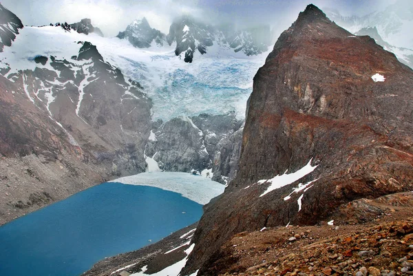 Lago Argentino Lago Província Patagônica Santa Cruz Argentina Lago Fica — Fotografia de Stock