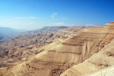 Beautiful desert landscape in Jordan