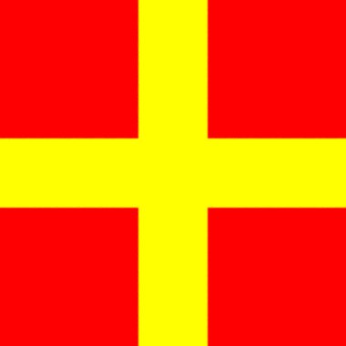 ICS Romeo arkaplan dokusu bayrağı