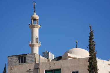 Mısır 'daki kırsal cami minaresi