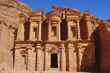 PETRA JORDAN - 129 Aralık 2008: Ad Deir veya El Deir, 