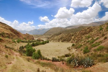 Peru 'daki And Dağları manzarası