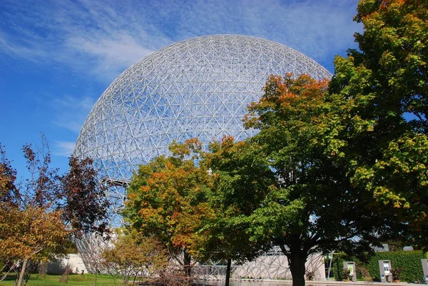 Montreal Canadá Agosto Biosfera Museo Montreal Dedicado Medio Ambiente Situado — Foto de Stock