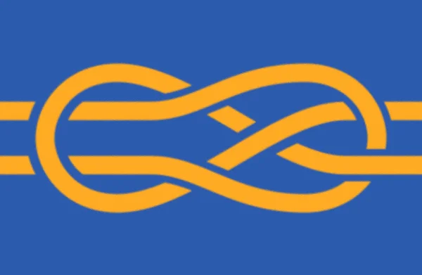 Flag Federation Internationale Des Verenigingen Vexillologiques Achtergrond Textuur — Stockfoto