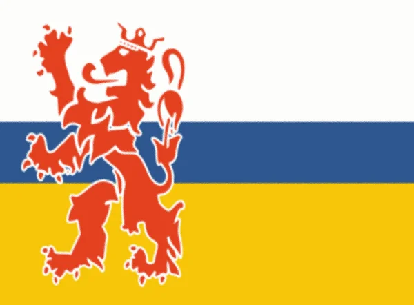 Flaga Limburg Tekstura Tle — Zdjęcie stockowe