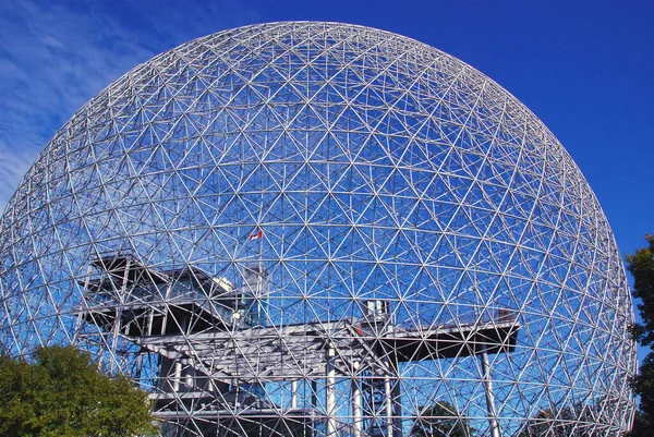 Montreal Canada August Biosfären Ett Museum Montreal Tillägnat Miljön Beläget — Stockfoto