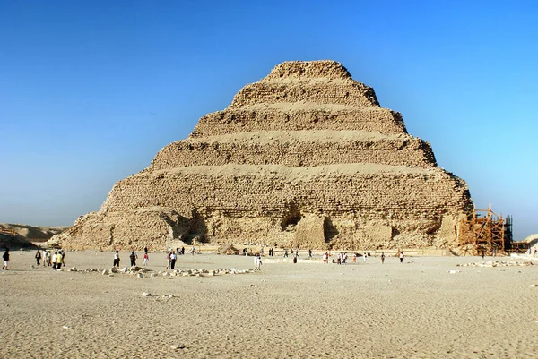 Саqqara Egypt Ноябрь Древняя Ступенчатая Пирамида Сахаре Египет Ноября 2010 — стоковое фото