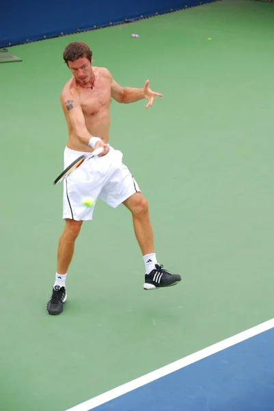 Montreal August Marat Safin Ohne Hemd Auf Dem Court Des — Stockfoto