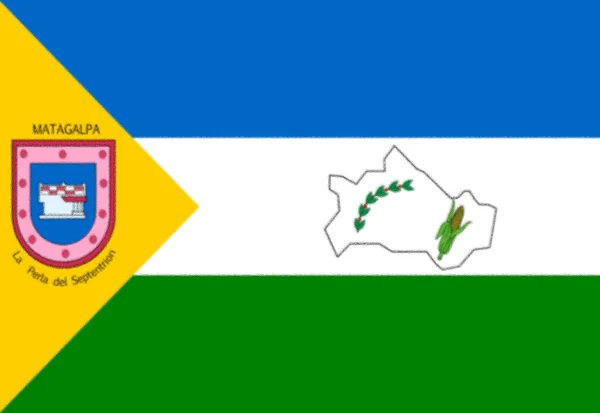 Flag Matagalpa Nicaragua — Stock Photo, Image