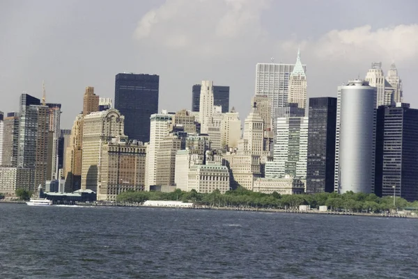 Skyline Centre Ville Manhattan New York Avec Des Gratte Ciel — Photo