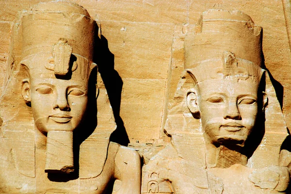 Abu Simbel 2008 Die Tempel Von Abu Simbel Sind Zwei — Stockfoto