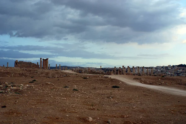 Antiguas Ruinas Desierto Jordania — Foto de Stock