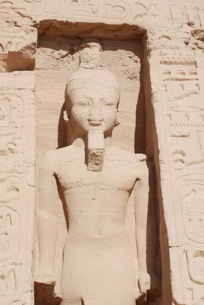 Abu Simbel 2008 Храми Абу Сімбел Два Масивні Кам Яні — стокове фото