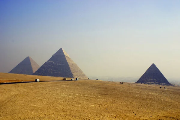 Cairo Egypt Stora Pyramiden Giza Även Känd Som Pyramiden Khufu — Stockfoto