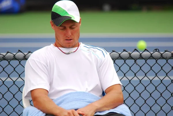 Lleyton Hewitt Montreal Rogers Kupası Antrenman Kortunda Ağustos 2009 Montreal — Stok fotoğraf