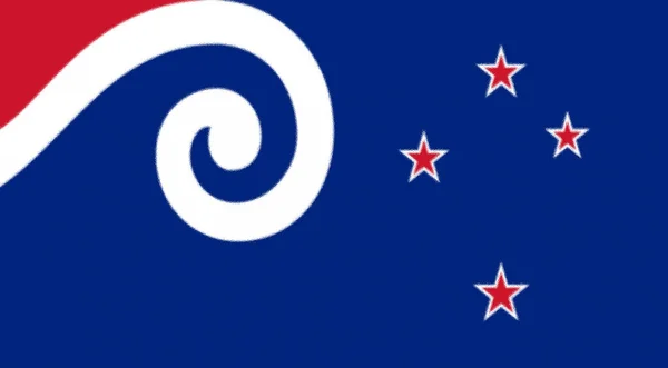 Flaga Koru Gwiazdy — Zdjęcie stockowe