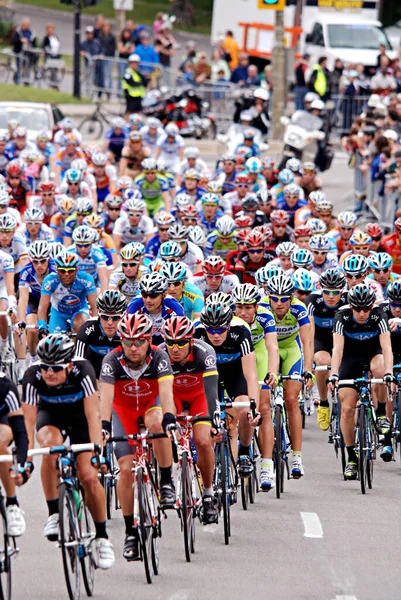 Montreal Canada September Oidentifierad Grupp Cyklister Aktion Pro Tour 2010 — Stockfoto
