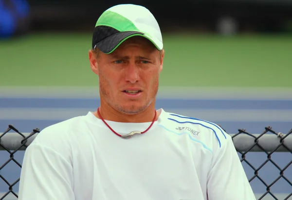 Montreal Agosto Lleyton Hewitt Sul Campo Allenamento Della Montreal Rogers — Foto Stock