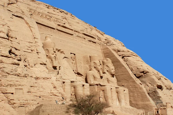 Abu Simbel 2008 Ναοί Του Abu Simbel Είναι Δύο Ογκώδεις — Φωτογραφία Αρχείου