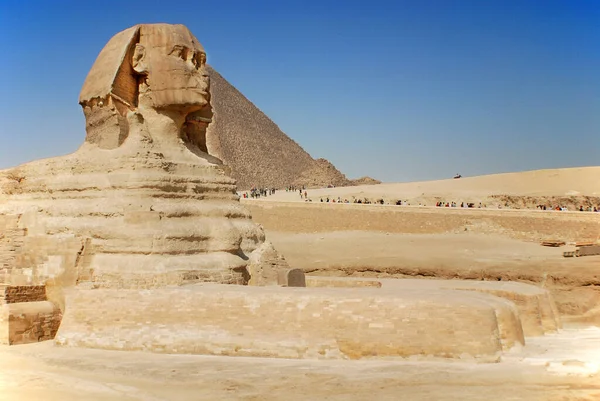 Great Sphinx Giza Father Dread Commonly Referred Sphinx Giza Limestone Stock Image
