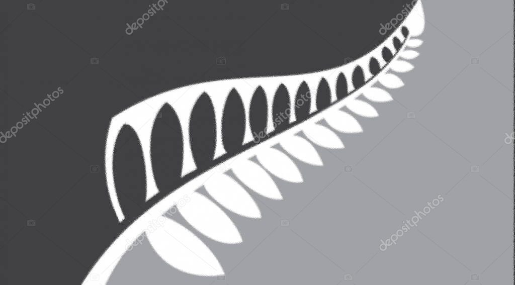 Silver Fern (Black and Silver)