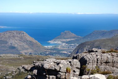 Masa Dağı 'ndan Cape Town manzarası