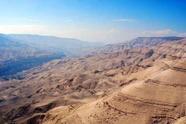 Beautiful desert landscape in Jordan