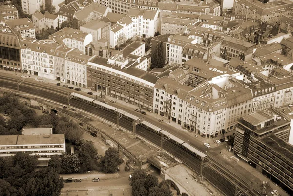 Berlin Deutschland Mai Stadtbild Von Der Aussichtsplattform Berliner Fernsehturm Mai — Stockfoto
