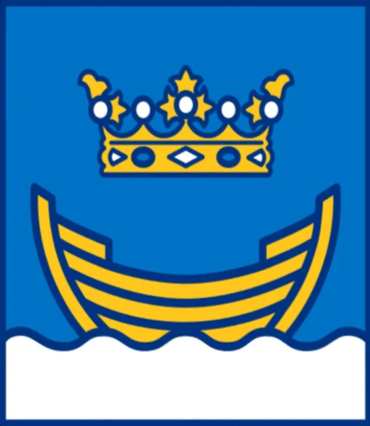 Flagga Utanför Helsingfors Bakgrund Struktur — Stockfoto