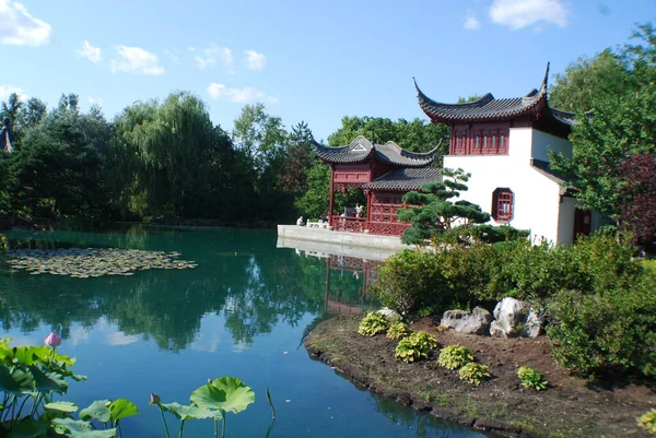 Montreal Canada 2019 Jardín Botánico Chino Montreal Considerado Uno Los —  Fotos de Stock