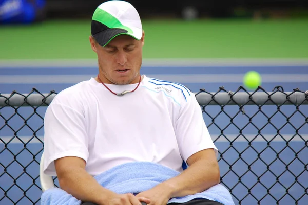 Lleyton Hewitt Montreal Rogers Kupası Antrenman Kortunda Ağustos 2009 Montreal — Stok fotoğraf