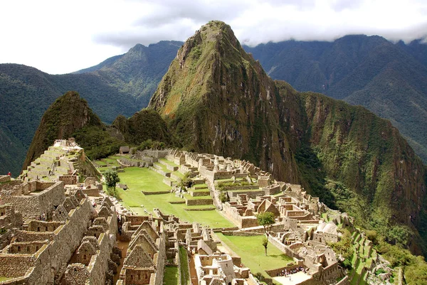 Machu Picchu Quechua Machu Pikchu Old Peak Est Site Inca — Photo