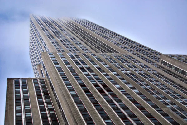 New York City Mai Empire State Building Été Haut Bâtiment — Photo