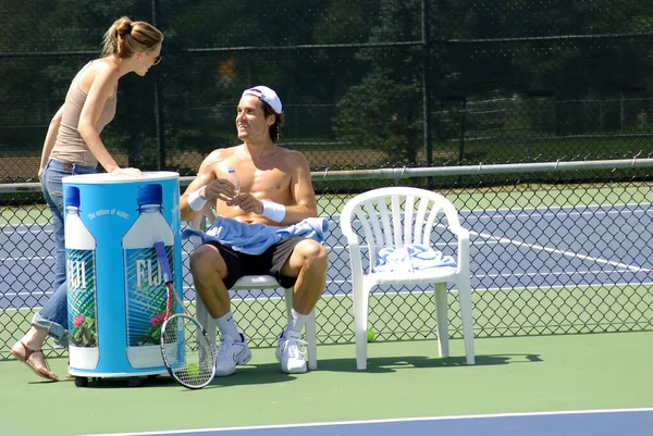 Montreal Agosto Tommy Haas Sin Camisa Cancha Montreal Rogers Cup — Foto de Stock
