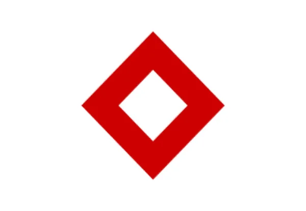 Bandeira Red Crystal Protocolo Iii Emblema Textura Fundo — Fotografia de Stock