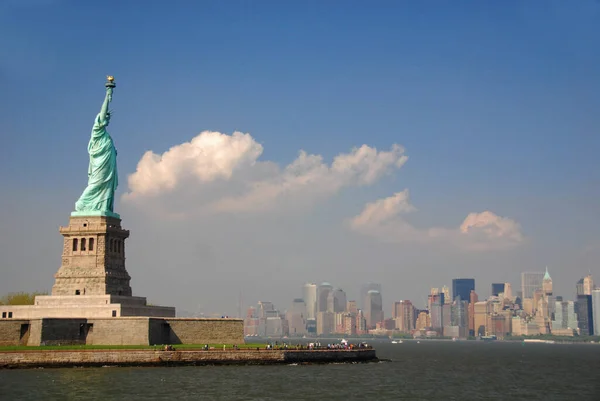 New York Usa Ottobre Statua Della Libertà New York Ottobre — Foto Stock