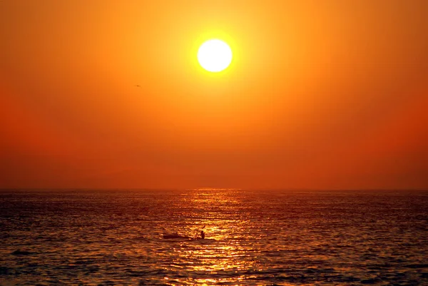 Cidade Cabo Oceano Atlântico Pôr Sol África Sul — Fotografia de Stock