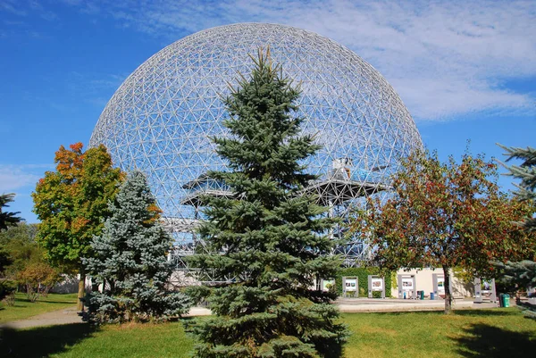 Montreal Canadá Agosto Biosfera Museo Montreal Dedicado Medio Ambiente Situado — Foto de Stock