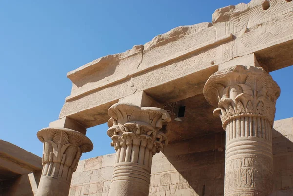 Philea Temple Egypt Kasım Kompleks Unesco Projesi Sırasında Kasım 2008 — Stok fotoğraf