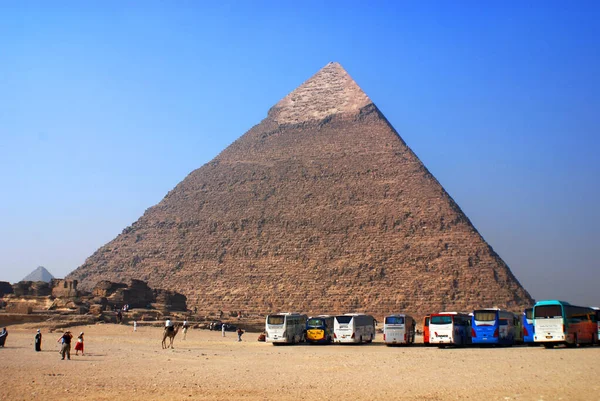 Cairo Egitto Grande Piramide Giza Conosciuta Anche Come Piramide Cheope — Foto Stock