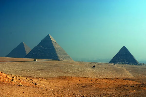 Égypte Cairo Grande Pyramide Gizeh Aussi Connue Sous Nom Pyramide — Photo