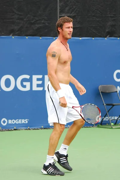 Montreal Agosto Marat Safin Senza Maglietta Sul Campo Della Montreal — Foto Stock