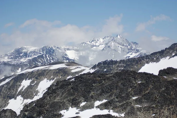 Góra Whistler Góra Paśmie Fitzsimmons Pasma Pacyfiku Górach Wybrzeża Położona — Zdjęcie stockowe