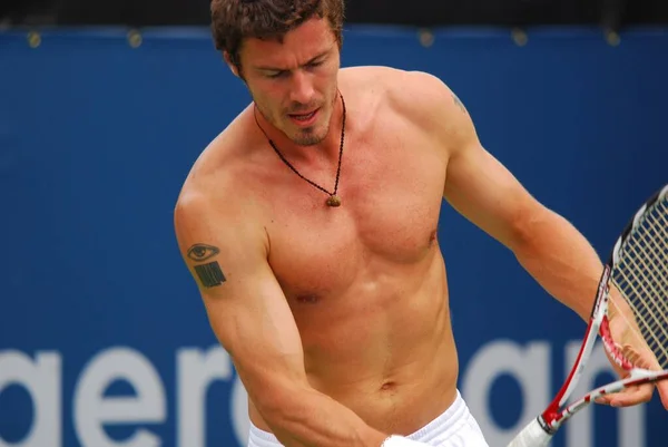 Montreal Augaugust Marat Safin Shirt Court Montreal Rogers Cup 2009 — 스톡 사진